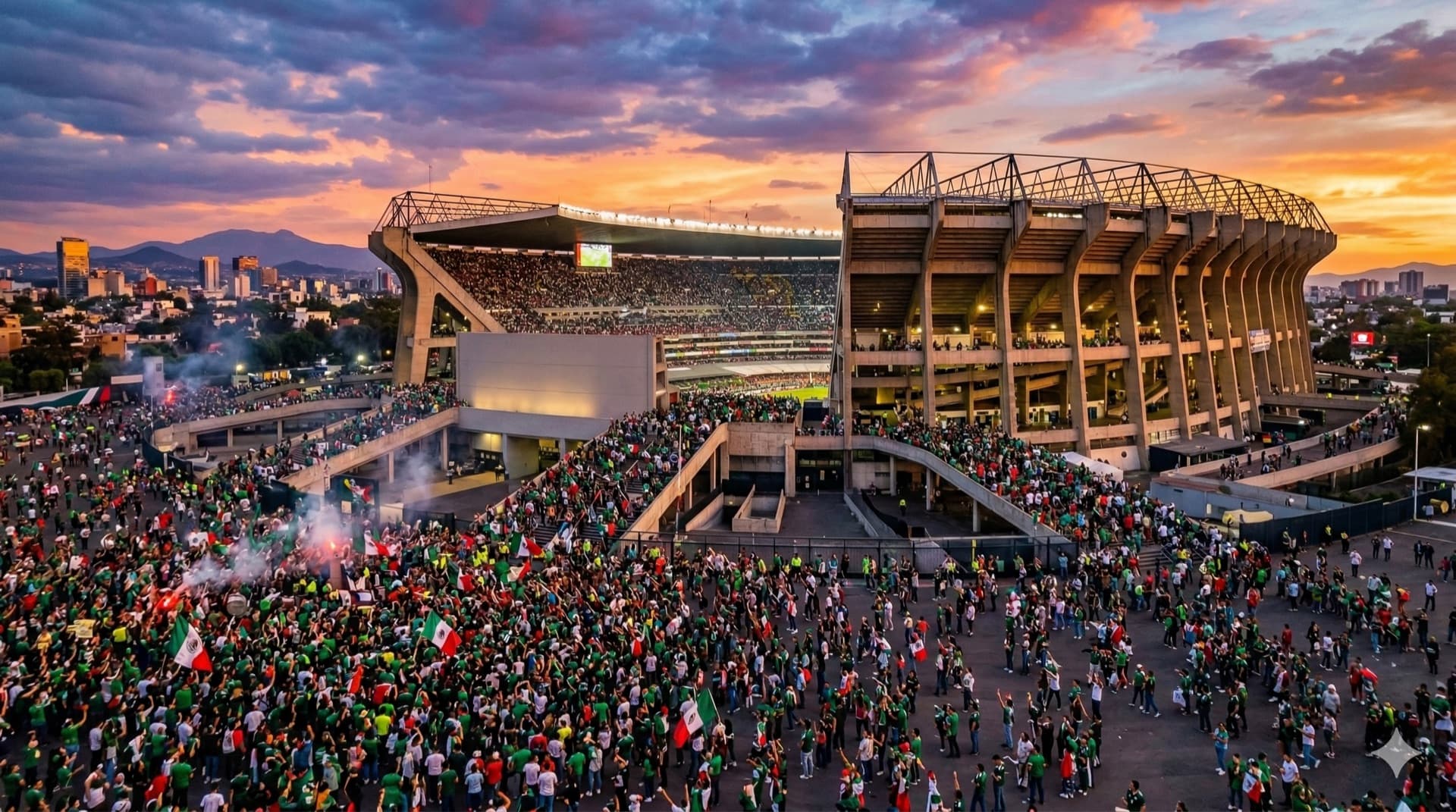 Estadio Azteca en Ciudad de México, sede del Mundial 2026