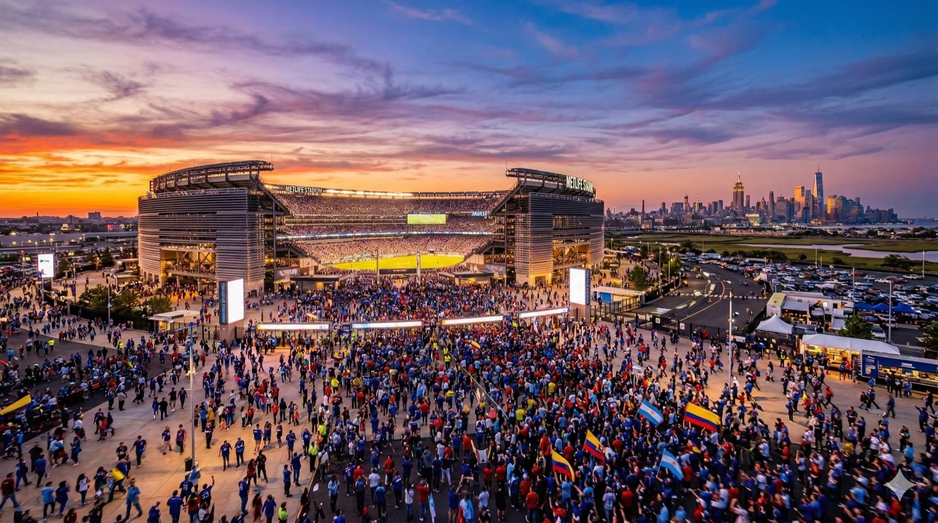 MetLife Stadium en Nueva Jersey, sede de la Final del Mundial 2026